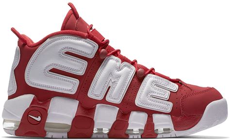 supreme x air red uptempo